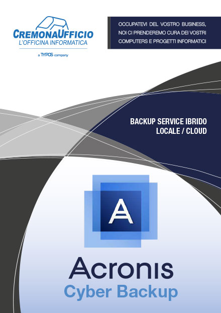 Copertina Catalogo Backup Acronis