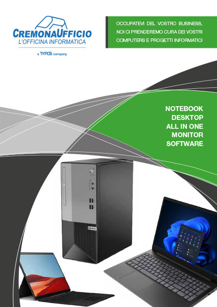 Copertina Catalogo NOTEBOOK DESKTOP ALL IN ONE MONITOR SOFTWARE
