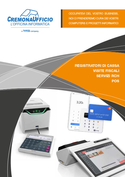 Copertina Catalogo REGISTRATORI DI CASSA