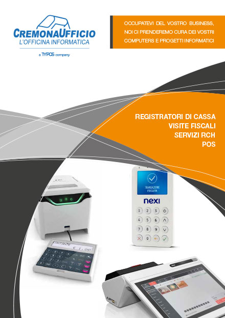 Copertina Catalogo REGISTRATORI DI CASSA